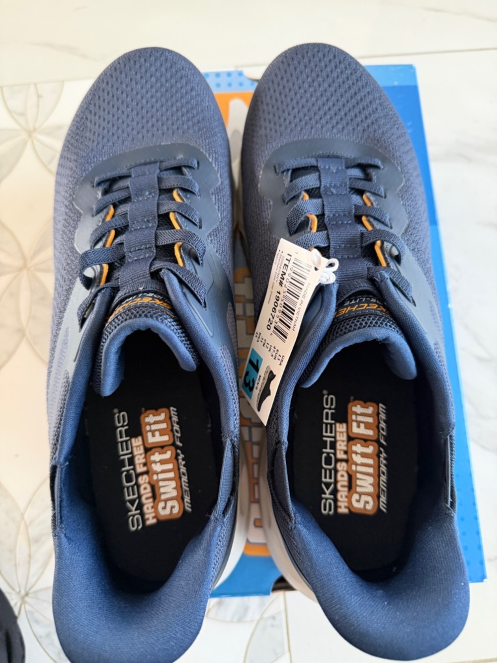 Skechers Men's Glide-Step Swift Fit Men’s Slip-On Sneakers NWT Size 13 - Picture 5 of 7